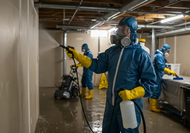 Basement Sanitization and Antimicrobial Treatment process in Philomath, OR